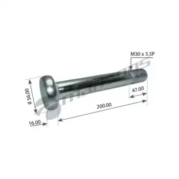 болт полурессоры !(м) с четырехгранником под шляпкой M30x200 \BPW TRS4731 MANSONS