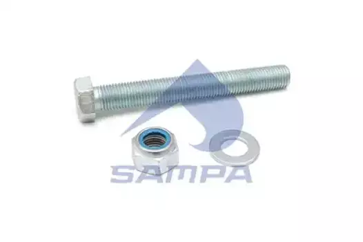 болт рессоры в сборе! с гайкой M30x3.5/205 (AR/M/O/U)\ SAF 075625 SAMPA