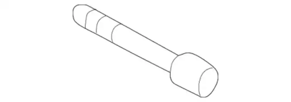 болт рычага задней подв. левого!\ Mitsubishi Pajero 4D56/4G64/4M40/4N15/6B31/6G72 MR112832
