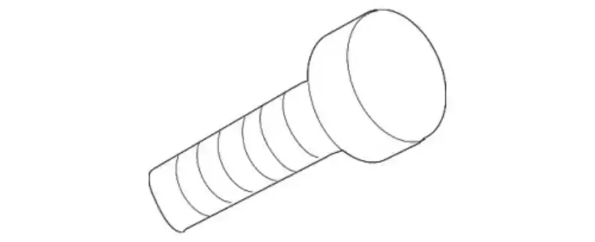 болт с цилиндрической головкой с внутр. torx! M8x20\ VW N 91048804 VAG
