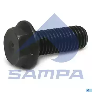 болт шкворня прицепного! M14x2x30 с юбкой 8x\ 102.895 SAMPA
