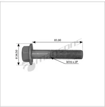 болт ступицы! M16x2x41 L=92/81 \ Iveco EuroCargo 200.082 MANSONS