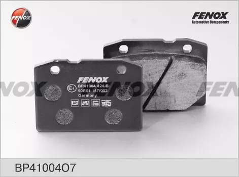 Тормозные колодки дисковые передняя ось FENOX BP41004O7