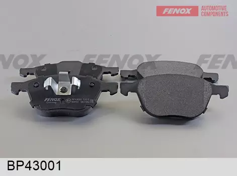 Тормозные колодки дисковые передняя ось FENOX BP43001