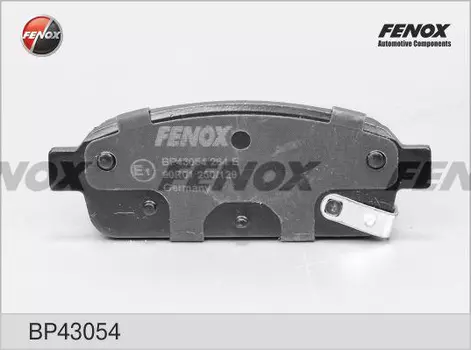Тормозные колодки дисковые задняя ось FENOX BP43054