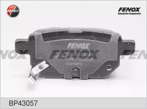 Тормозные колодки дисковые задняя ось FENOX BP43057