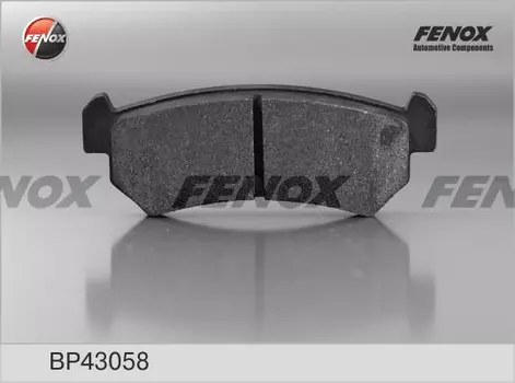 Тормозные колодки дисковые задняя ось FENOX BP43058