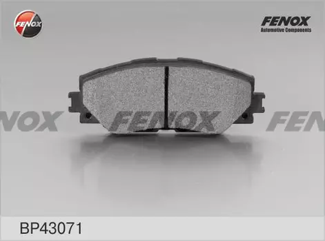 Тормозные колодки дисковые передняя ось FENOX BP43071
