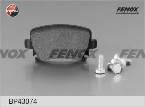 Тормозные колодки дисковые задняя ось FENOX BP43074