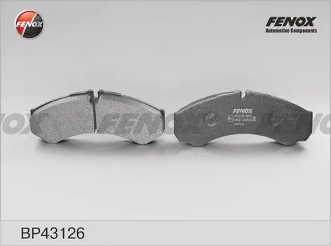 Тормозные колодки дисковые передняя ось задняя ось FENOX BP43126