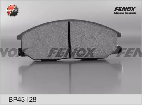 Тормозные колодки дисковые передняя ось FENOX BP43128