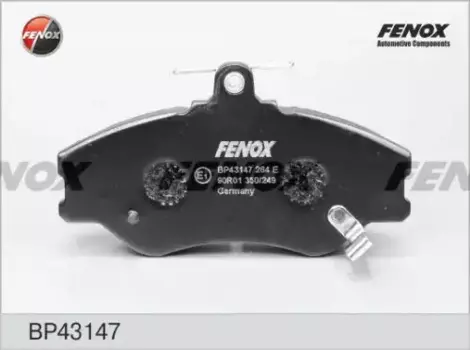 Тормозные колодки дисковые передняя ось FENOX BP43147