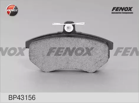 Тормозные колодки дисковые передняя ось FENOX BP43156
