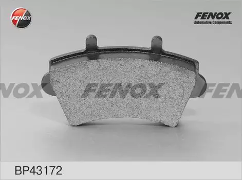 Тормозные колодки дисковые передняя ось FENOX BP43172