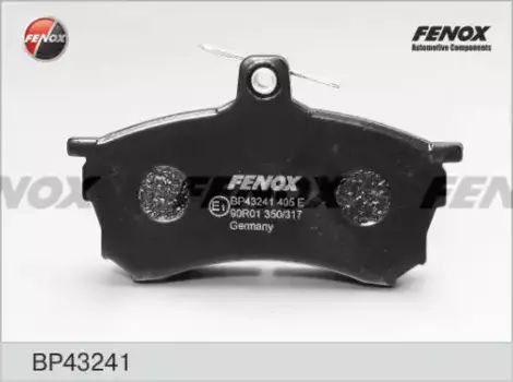 Тормозные колодки дисковые передняя ось FENOX BP43241