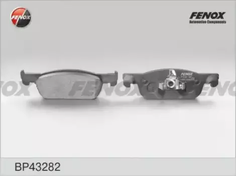 Тормозные колодки дисковые передняя ось FENOX BP43282