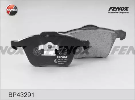Тормозные колодки дисковые передняя ось FENOX BP43291
