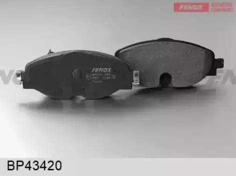 Тормозные колодки дисковые передняя ось FENOX BP43420