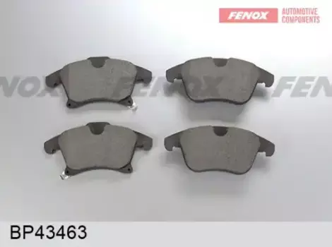Тормозные колодки дисковые передняя ось FENOX BP43463