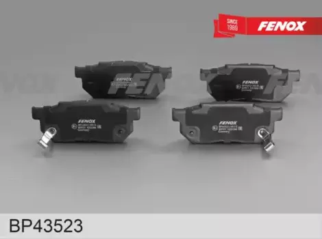 Тормозные колодки дисковые передняя ось FENOX BP43523
