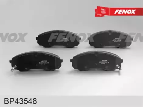 BP43548 колодки дисковые передние!\ KIA Carnival 2.7i V6/2.9CRDi 06>