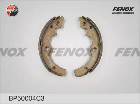 Тормозные колодки барабанные задняя ось FENOX BP50004C3