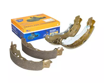 Тормозные колодки барабанные задняя ось FENOX BP53009