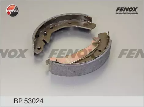 Тормозные колодки барабанные задняя ось FENOX BP53024