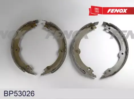 Тормозные колодки барабанные задняя ось FENOX BP53026