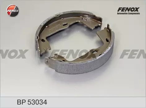 Тормозные колодки барабанные задняя ось FENOX BP53034