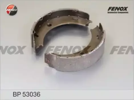 Тормозные колодки барабанные задняя ось FENOX BP53036
