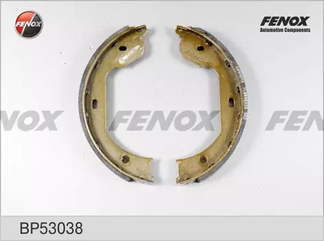 Тормозные колодки барабанные задняя ось FENOX BP53038