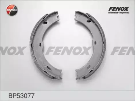 Тормозные колодки барабанные задняя ось FENOX BP53077