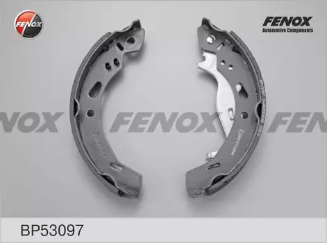 Тормозные колодки барабанные задняя ось FENOX BP53097