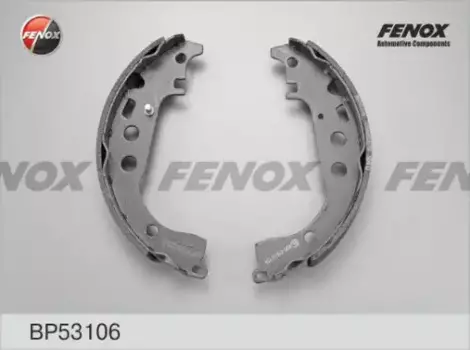 Тормозные колодки барабанные задняя ось FENOX BP53106
