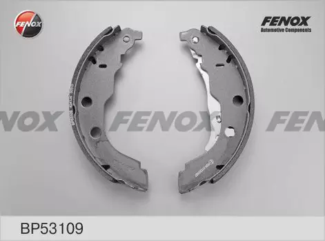 Тормозные колодки барабанные задняя ось FENOX BP53109