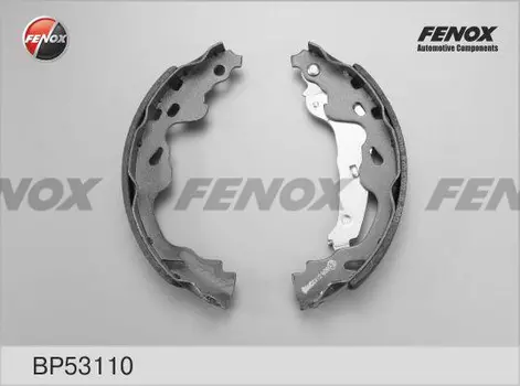 Тормозные колодки барабанные задняя ось FENOX BP53110