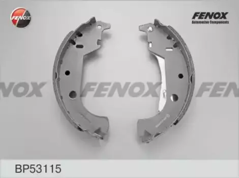Тормозные колодки барабанные задняя ось FENOX BP53115