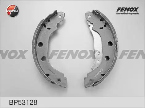 Тормозные колодки барабанные задняя ось FENOX BP53128