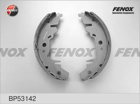 Тормозные колодки барабанные задняя ось FENOX BP53142