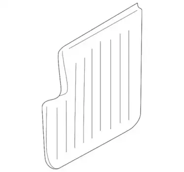 БРЫЗГОВИК ЗАДНИЙ ЛЕВЫЙ 460 889 11 05 MB
