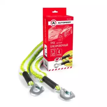 Буксировочный трос AUTOPROFI TRS-1200 1.2 тонн 4 м
