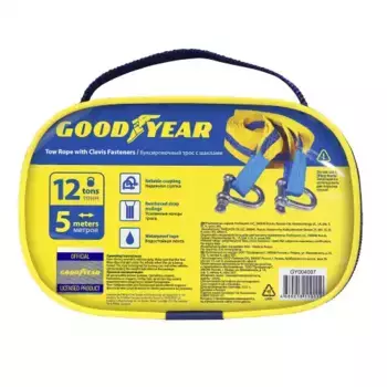 Буксировочный трос GOODYEAR GY004007 12 тонн 5 м 6 см