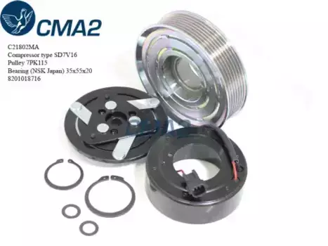C21802MA Муфта в сборе Рено Дастер 8201018716 (NSK подшипник) CMA2