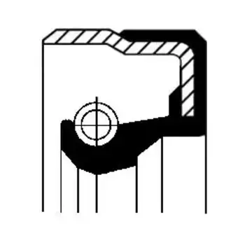 cальник коленвала передний! 115x142x15.5 FPM \DEUTZ 01029658B CORTECO