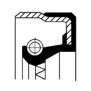 cальник раздаточной коробки!\ Volvo S80 II 3.2 AWD 06>/XC90 3.2 02> 01035430B CORTECO