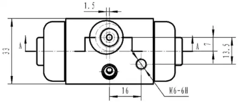 CF 2008 Цилиндр торм. для а/м Citroen C3 (03-)/C2 (02-) зад. лев./прав. d=20.6мм (а/м с ABS) (CF 200 TRIALLI