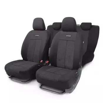 чехлы для сиденья! TT, передний ряд, задний ряд, AIRBAG, чёрн./черн.\