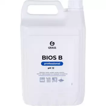 чистящее средство для очистки и обезжиривания разл.повер.!щелочное 'Bios B' (канистра 5.5кг)\ 125201 GRASS