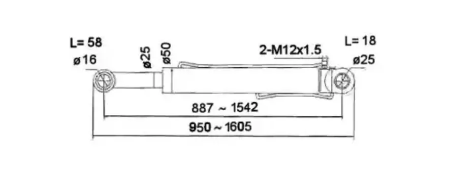 цилиндр подъема кабины!\MAN